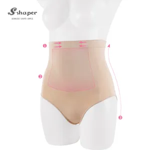 S-SHAPER tamaño grande de alta calidad de compresión de cadera de elevación Sexy pantalones cortos