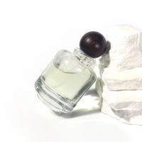 Nouveau design atomiseur vaporisateur parfum bouteille cosmétiques emballage boîte 90ml clair rond vide parfum bouteille