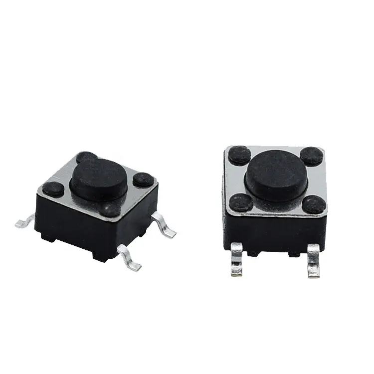 Control de calidad estricto resistencia a altas temperaturas 6*6 6x6 4 pin push on push off TACT switch SKHHAQA010