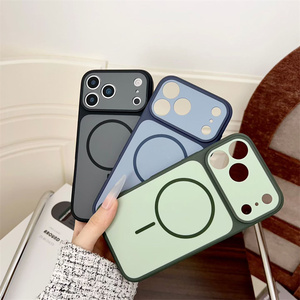 Funda Magnética Mate Colorida Original para Teléfono Móvil iPhone 17 16 15 14 Pro Max, Textura TechWoven Esmerilada, TPU y PC - Product Image 3