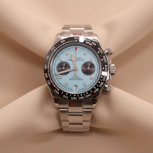 Montre pour homme à quartz imperméable à l'eau, tendance et très vendue, marque de luxe, boîtier en acier inoxydable de 41 mm, montre-bracelet - Product Image 3