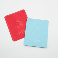 Sacs d'emballage pour café en gros, personnalisables avec logo, anti-odeur, en sachet rétractable, avec feuille d'aluminium anti-humidité, en stock