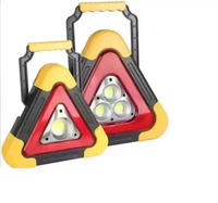 Feu de signalisation de sécurité pour voiture, LED multifonctionnel, lumière d'urgence, charge solaire, triangle de sécurité, signalisation d'avertissement