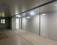 Maisons préfabriquées en conteneurs de 20 pieds, 30 pieds, 40 pieds, couleur blanc cassé, villas extensibles en conteneurs, 2 chambres avec salle de bain et cuisine