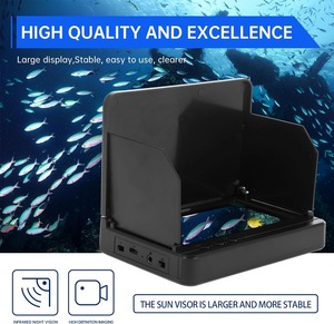 Caméra de pêche <span class=keywords><strong>sous</strong></span>-marine professionnelle avec lumière LED infrarouge, 4,3 pouces, 20 m, étanche IP68, détecteur de poissons en haute mer, cadeau de pêche - Product Image 2