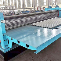 Máquina de fabricación de láminas de techo de acero tipo barril de venta directa Máquina de fabricación de láminas de techo de hierro de barril corrugado