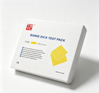 Pack de test Bowie Dick personnalisé pour stérilisation à la vapeur, jetable, pour autoclave (test B-D)