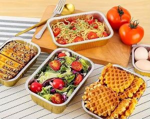 Contenedor de Alimentos de <span class=keywords><strong>Aluminio</strong></span> para Restaurantes, Opción de Tamaño Personalizado para Empaque a Granel y Comida para Llevar - Product Image 6