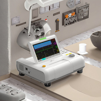 BesClaireMed BCM-L8V Système de surveillance cardiaque fœtale portable de classe II pour vétérinaires, Doppler fœtal, machine CTG électrique en plastique durable
