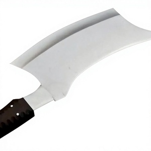 Cuchillos de carnicero forjados a mano de acero con alto contenido de carbono, hechos de acero inoxidable con funda de cuero. - Product Image 4