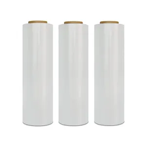 Manual Wrapping Bundled Jumbo <b>Plastic</b> Winding Packing Stretch Film,Pallet <b>Wrap</b> Film, Film Roll - Product Image 4