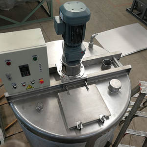 Tanque de Mezcla de Productos Químicos de Acero Inoxidable con <span class=keywords><strong>Agitador</strong></span>, Tanque de Mezcla de 2000L, Mezclador de Crema, Máquina Cosmética Homogeneizadora <span class=keywords><strong>para</strong></span> Cosméticos - Product Image 6