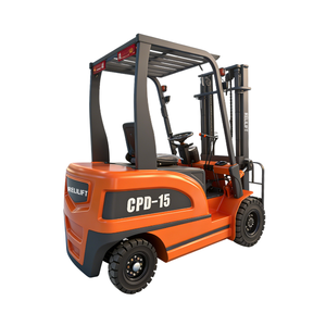 מלגזה חשמלית 1.5 טון יעילה במיוחד לעבודה במפעלים ומחסנים, בעלת פלטפורמה רחבה נגד החלקה, ניתנת להתאמה אישית. - Product Image 3