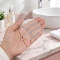 Disques Toniques Hydratants Semi-Gel en Boîte pour Maquillage et Soins des Ongles – Mini Pads Ronds en Gel Sec pour la Peau