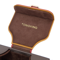 Boîte à bijoux de luxe carrée en bois avec tiroir, logo personnalisé, écologique, faite à la main, durable, organisateur de rangement pour colliers et bagues