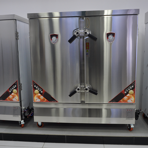 ホテルやレストランのためのダブルドアステンレス钢ガス炊飯器とシーフードスチーマーキャビネット - Product Image 4