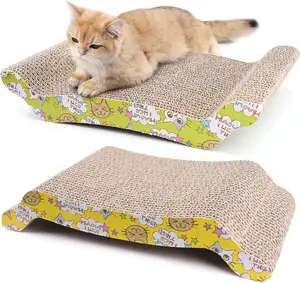 Patterns Can Be Customized Cat Scratch Board Wholesale Cardboard Sofa Cat Scratchers