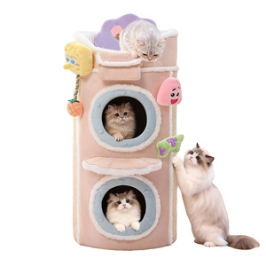 Miaoxiaoyuan <b>cat</b> tree, home <b>cat</b> tree, <b>large</b> <b>cat</b> <b>cat</b> bed, <b>scratching</b> <b>post</b>, wear-resistant and non-shedding <b>cat</b> <b>scratching</b> <b>post</b>, - Product Image 5