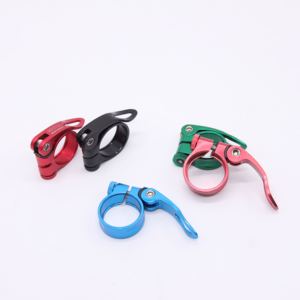 Vente en gros de H-01 pinces de tige de selle en alliage d'aluminium ultra-légères OEM/ODM accessoires de clip arrière réglables pour VTT vélos de route caoutchouc - Product Image 5