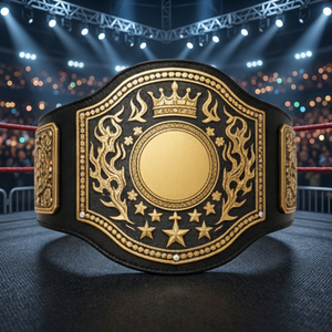 Cinturones de Campeonato Personalizados de Cuero Cómodo para Samurai, Jiu-jitsu, Karate, MMA, Boxeo, Grappling, Taekwondo, Judo, Unisex - Product Image 3
