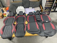 Housses de siège auto en cuir Nappa sur mesure pour Mercedes-Benz Classe C W205 Classe E W213 GLC GLE G63, protection intérieure et coussin