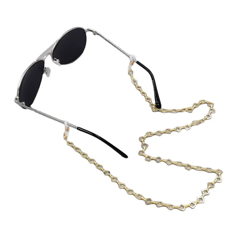 Modieuze Vergulde Bril Ketting Voor Dames Sunglass Ketting String Strap Metalen Brillen Houder Brillen