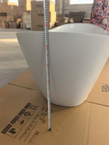 <span class=keywords><strong>Baignoire</strong></span> autoportante ovale CUPC pour bain intérieur, noire, avec vidange à débordement et massage par remous - Product Image 4