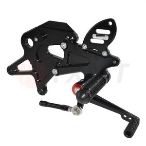 Conjuntos traseros ajustables de aluminio CNC para motocicleta, reposapiés trasero, clavijas para KAWASAKI Ninja 650 <span class=keywords><strong>Z650</strong></span> <span class=keywords><strong>ER6N</strong></span> 2017-2023 - Product Image 1