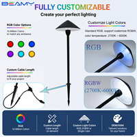Luces Decorativas para Jardín Beamy con Control por Aplicación, Luces LED RGB para Caminos Exteriores, Resistentes al Agua, con Cambio de Color