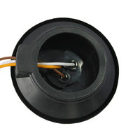 Feux de gabarit/position avant 12 LED rouges, ambre et blancs de 2,5 pouces (12V-24V) avec garantie de 24 mois pour camions et remorques, conformes DOT