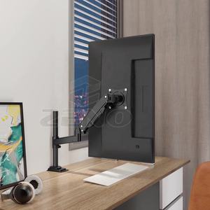 Moniteur MH10-Support de moniteur pour <span class=keywords><strong>PC</strong></span>-Tablette Support de bureau réglable Bras de support de moniteur <span class=keywords><strong>assist</strong></span>é par ressort unique pour ordinateur de bureau avec USB - Product Image 1