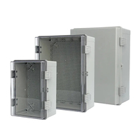 ZCEBOX Scatola di Distribuzione Cavi in ABS, Contenitore Elettronico in Plastica con Cerniera per Esterni, Custodia Impermeabile IP65 Personalizzabile per Strumenti