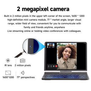 2 trong 1 máy tính xách tay 8 inch 360 độ ROTARY màn hình cảm ứng máy tính xách tay Intel Core N100 12 gam DDR5 1TB Túi máy tính xách tay cho văn phòng - Product Image 5