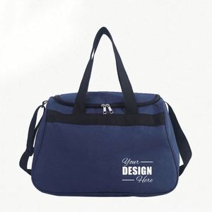 Grand sac de sport Oxford à fermeture éclair pour femmes et hommes - Sac de voyage pour le yoga, le basketball et l'entraînement - Logo personnalisé disponible - Product Image 1