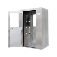 Tunnel de douche à air personnalisé pour marchandises, douche à air industrielle de type traversée pour salle blanche modulaire