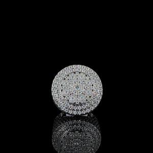 Bague en argent sterling 925 de qualité supérieure avec diamant Moissanite, style Hip Hop VVS, bijoux personnalisés pour mariage, fête et usage quotidien - Product Image 2