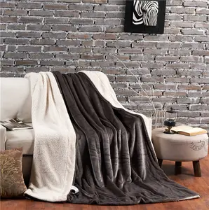 Vendita diretta della fabbrica coperta di flanella miglior prezzo di flanella coperta in pile coperta di flanella di alta qualità sherpa coperte