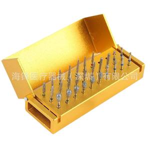 Hai Feng <b>Dental</b> Diamond Bur Set 30Pcs Aluminum Alloy Holder High Speed <b>Handpiece</b> Tool For Tooth Preparation - Product Image 4