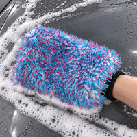 Gant de lavage de voiture en microfibre dense, sans rayures, pour le detailing automobile, super absorbant, épais, pour le nettoyage des voitures