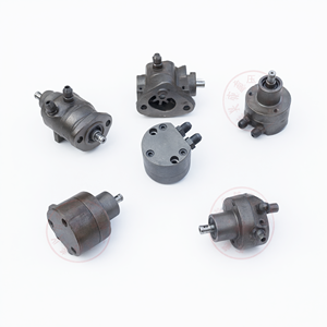 Bomba de engranajes cicloide de hierro fundido de dos orificios fijos para lubricación de reductores de máquinas herramienta y tornos - Product Image 1