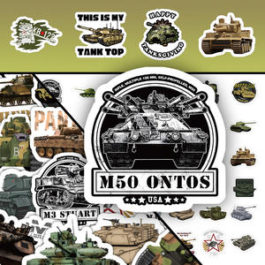 Autocollant Graffiti de <span class=keywords><strong>jeu</strong></span> <span class=keywords><strong>World</strong></span> <span class=keywords><strong>of</strong></span> Tanks pour ordinateur portable, 60 pièces - Product Image 4