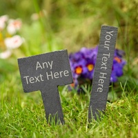 20 étiquettes de plantes en ardoise naturelle, craie de talc couleur naturelle, écologiques, durables, logo personnalisé, personnalisables pour le jardin