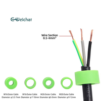 E-Weichat Boîte de jonction électronique de haute qualité IP68 murale 131x95x37mm Boîtier d'instrument électronique extérieur certifié