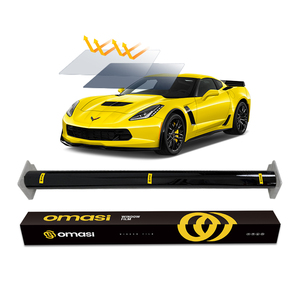 <span class=keywords><strong>Film</strong></span> solaire automobile en argent simple par pulvérisation magnétronique, 96% IRR, 99% anti-UV, <span class=keywords><strong>2</strong></span>,5 mil, <span class=keywords><strong>2</strong></span> couches PET, réflexion thermique - Product Image 1
