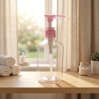 Bouteille transparente en PET de 250 ml avec impression sérigraphique, flacon pompe pour mousse, désinfectant pour les mains, nettoyant visage, pompe à mousse liquide