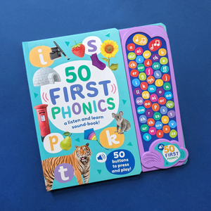 Libri Sonori Interattivi per Ascoltare e Imparare l'Alfabeto, 50 Prime Fonetiche, Libro <span class=keywords><strong>Audio</strong></span> per l'Apprendimento Precoce dei Bambini, Apprendimento Divertente e Intelligente - Product Image 1