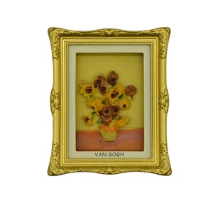<span class=keywords><strong>Van</strong></span> <span class=keywords><strong>Gogh</strong></span> World Famous Peintures Autocollants Fine Résine Bois Ornements <span class=keywords><strong>De</strong></span> Bureau-Starry Sky Tournesol Monde Touristique Souvenirs pour - Product Image 1