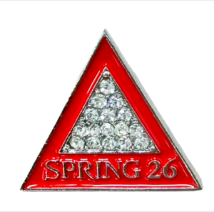 Broche de Perlas Personalizado SPRING 26, Joyería para Regalo de Fiesta de Bodas, para Hermandades y <span class=keywords><strong>Fraternidades</strong></span> Griegas - Product Image 2