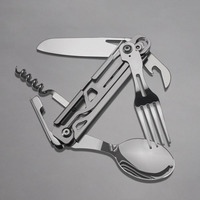 Tomaat Oem Roestvrij Staal Multifunctioneel Tafelmes Draagbaar Geschenkmes Outdoor Camping Opvouwbaar Servies