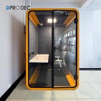 Cabine insonorisée individuelle pour appels téléphoniques, cabine insonorisée pour une seule personne, cabine insonorisée intérieure
